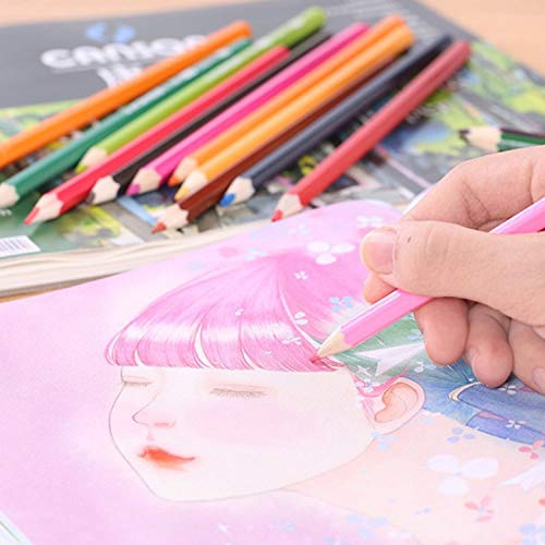 muousco Colored Pencils for adult Coloring book,72 Colors Soft Core,Oil  Based,Drawing Pencils for Sketching Painting,Shading, Coloring Pencils Set  for