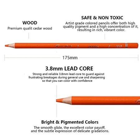 120 Premium Colored Pencils for Adult Coloring, Artist Soft ...
