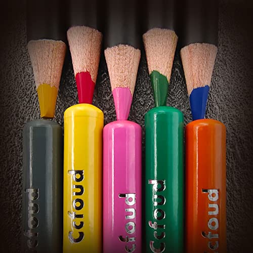 Ccfoud 200 Colored Pencils, Coloring Pencils ZipperCase Set