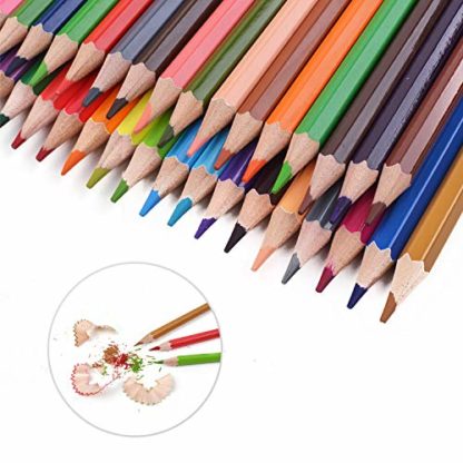 cyper top 80-color Colored Pencils for Adults Coloring Books, Soft Core Color Pencils Set for Adults, Kids Beginners, Artist, Professional Drawing Pencils Art Supplies for Blending, Sketching - Image 5