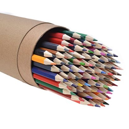 cyper top 80-color Colored Pencils for Adults Coloring Books, Soft Core Color Pencils Set for Adults, Kids Beginners, Artist, Professional Drawing Pencils Art Supplies for Blending, Sketching