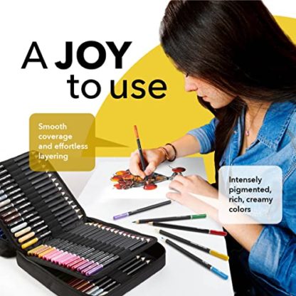 Castle Art Supplies 120 Colored Pencils with Zipper | Quality Soft Coloured Leads for Adult Artists, Professionals and Colorists | In Zipper Pouch - Image 5
