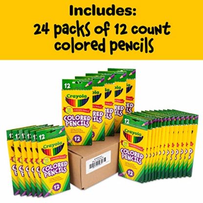 Crayola Bulk Colored Pencils for Kids (24pk), Back to School Supplies For Teachers, Teacher Classroom Must Haves, 12 Colors [Amazon Exclusive] - Image 3