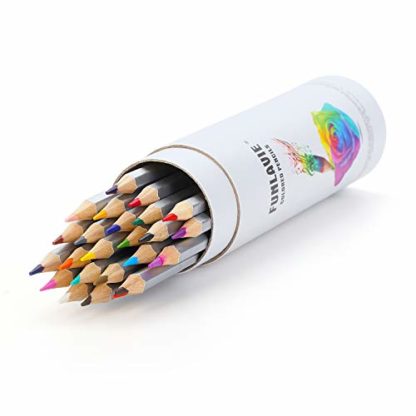 FUNLAVIE 24 Colored Pencils for Adult Coloring Books,Soft Core Coloring Pencils Set,Drawing Pencils for sketching & Painting,Art Pencils & Art Supplies for Adults and Teens,Oil-Based with Sharpener - Image 3