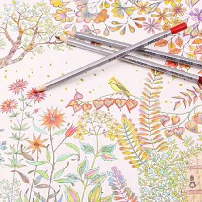 FUNLAVIE 24 Colored Pencils for Adult Coloring Books,Soft Core Coloring Pencils Set,Drawing Pencils for sketching & Painting,Art Pencils & Art Supplies for Adults and Teens,Oil-Based with Sharpener - Image 5