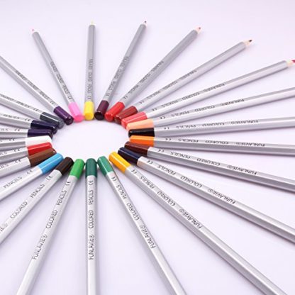 FUNLAVIE 24 Colored Pencils for Adult Coloring Books,Soft Core Coloring Pencils Set,Drawing Pencils for sketching & Painting,Art Pencils & Art Supplies for Adults and Teens,Oil-Based with Sharpener - Image 6