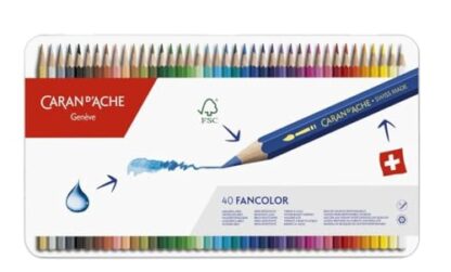 Caran d'Ache Fancolor Color Pencils, 40 Colors - Image 3