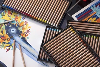 Caran d'Ache Luminance 6901 Box of 100 Individual Coloured, Artists, Colour Coded Pencils & 1 Full & 1 Pencil Blender - Image 8