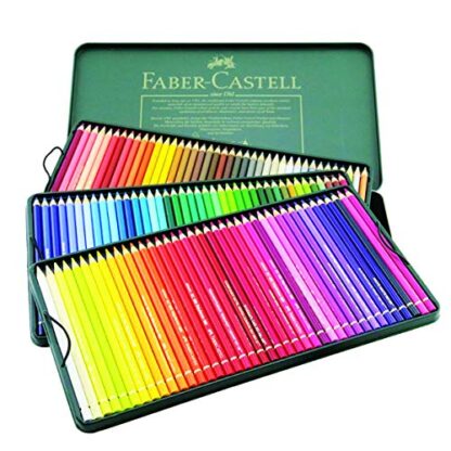 Faber-Castell Polychromos Artist Colored Pencils Set - Premium Quality Polychromos Colored Pencils 120 Tin Gift Set Includes Pencil Sharpener - Image 4