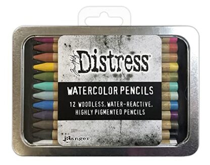 Ranger Ink Tim Holtz Distress Watercolor Pencil Bundle Set 1, 2, & 3 – 36 Count | Set-1 (TDH76308), Set-2 (TDH76315), Set-3 (TDH76643) | Premium Water-Reactive Pigments in a Variety of Vibrant Colors - Image 6