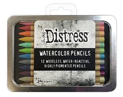 Ranger Ink Tim Holtz Distress Watercolor Pencil Bundle Set 1, 2, & 3 – 36 Count | Set-1 (TDH76308), Set-2 (TDH76315), Set-3 (TDH76643) | Premium Water-Reactive Pigments in a Variety of Vibrant Colors - Image 7