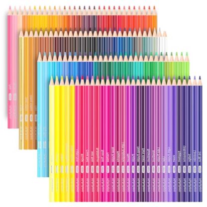 Huhuhero 120 Count Colored Pencils Set for Adult Coloring Books, Soft Core Vibrant Blendable Art Drawing Pencils, Premium Art Supplies for Kids Adults Beginners, Back to School Supplies Teacher Gifts