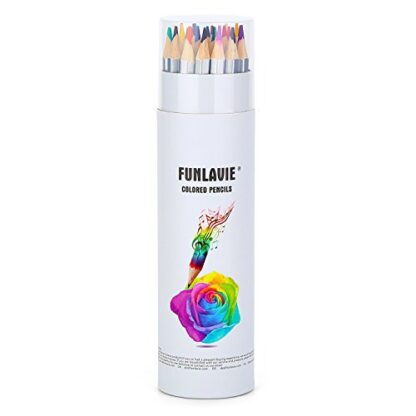 FUNLAVIE Colored Pencils Coloring Pencils Premium Art Drawing Pencil for Adults Coloring Book