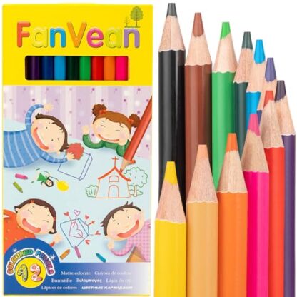 FanVean Colored Pencils Color Pencil Set for adult Coloring book Birthday Gift for Kids-1025