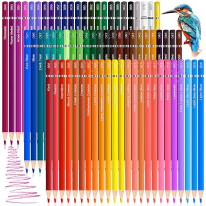 Fenmay 72 Count Colored Pencils for Adult Coloring Books, Soft Core Drawing Sketching Blending Shading Pencils, Color Pencils Set Gift for Beginners Artists