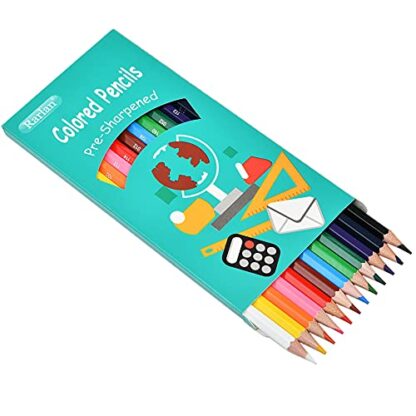 Rarlan Colored Pencils Bulk, Pre-sharpened Colored Pencils for Kids, 12 Assorted Colors, Pack of 36, Coloring Pencils 432 Count - Image 4